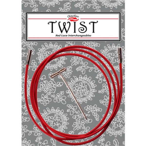 Chiaogoo -Cable Twist Red - 75cm (S)