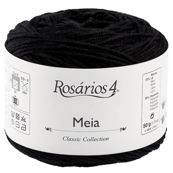 Rosarios4 - MEIA  PRETO