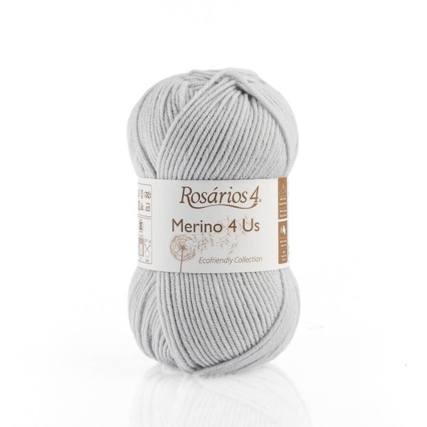 Rosarios4- MERINO 4US CINZA