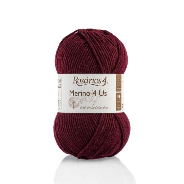 Rosarios4- MERINO 4US BORDEAUX