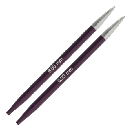Knitpro Aguja Zing 6.0mm (13 cm)