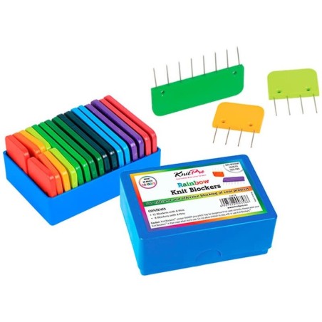 Knitpro Aguja Bloqueadora - Rainbow