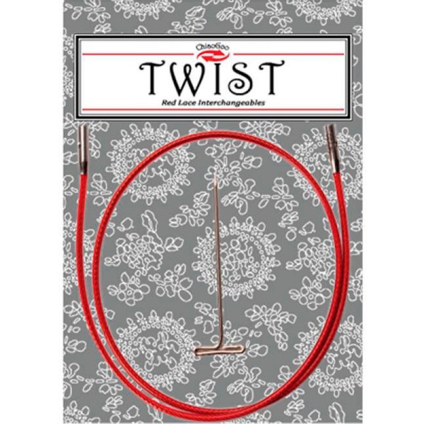 Chiaogoo - Cable Twist Red (M) --55cm